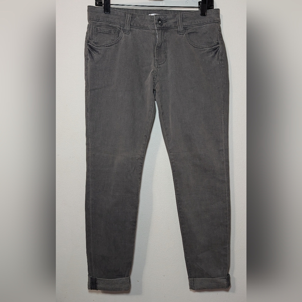Cabi Gray Skinny Jeans Gray Low Rise Cotton Spandex Stretch Women's Size 6